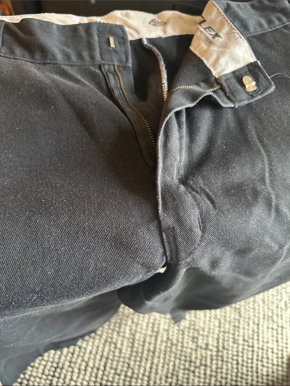 Dickies Men’s Relaxed Straight Black Work Jeans